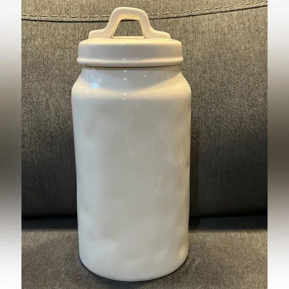 Rae Dunn Coffee Bar Rae Dunn OVER THE RAINBOW Canister Baby Size - Ceramic Cocoa Rae Dunn